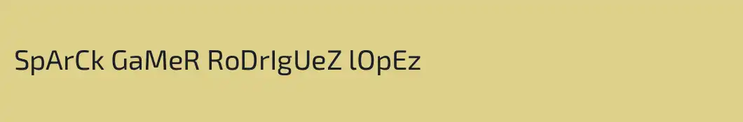 SpArCk GaMeR RoDrIgUeZ lOpEz
